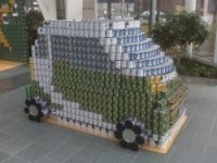 canstruction - food drvie