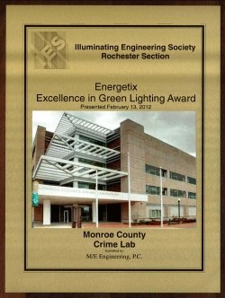 M/E Engineering awarded the 2011 Energetix Excellence in Green Lighting