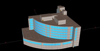 Cornell University - Rhodes Hall Elevation Energy Modeling for Sustainable Building Design